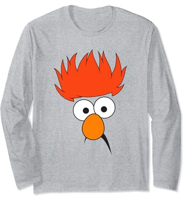 The Muppets Beaker Face Long Sleeve T-Shirt