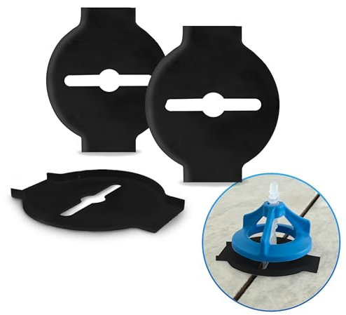 Nevoplan - Disco protector anticráter para sistema de nivelación de azulejos, cuña y azulejos Twist, plástico, 200 unidades