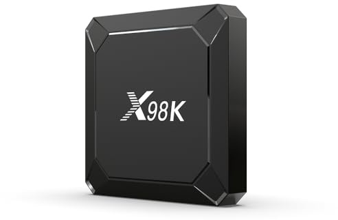 CHROX Boîtier TV Android 13.0, 4 Go De RAM 32 Go De ROM, X98 K Android TV Box 4K WiFi 6 avec RK3528A Quad-Core, Android Box 2,4 G/5 G WiFi Bluetooth 5.0 USB 3.0 TV Box Android,2gb+16gb