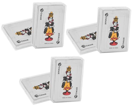 NAMOARLY Reisezubehör 6 Sätze Mini-kartenspiel Spielkarten Als Partygeschenk Mini-Karten-Set Puppenhaus Spielkarten Miniatur-pokerkarte Tischpokerkarten Klein Papier Partybedarf Kind