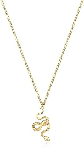 Jenosy Kette Layered Damen Kette mit Anhänger Damen Personalisierte Kette Gold Silber Damen Zarte Mehrreihige Halskette Hypoallergene 18K Vergoldete Kette Modeschmuck für Frauen und Mädchen
