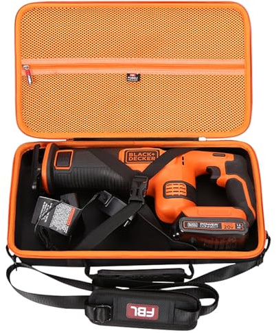 FBLFOBELI Hard Case for BLACK+DECKER/DEWALT Cordless Reciprocating Saw Kit | Hard EVA Shell, Shockproof & Water-Resistant, Reciprocating Saw Kit Carrying Bag