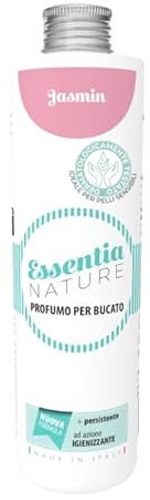 ESSENTIA Profumo per Bucato con Igienizzante, Essenza Profuma Bucato, Profumatore Bucato per Lavatrice con Estratti di Oli Essenziali Naturali (Jasmin, 500 ml, confezione da 1)
