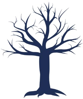Tattwo.me - Temporäre Tattoos für Erwachsene und Kinder, 2 Wochen, wasserfest - BAUM - Pflanzliche Tinte - EU-Kosmetik-Zertifikat - (9X9 - M0124)