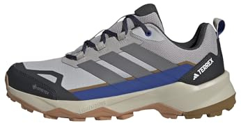 adidas För Män Terrex SKYCHASER AX5 GORE-TEX Hiking Shoes, Grey Two/Grey Four/Semi Lucid Blue, 41 1/3 EU