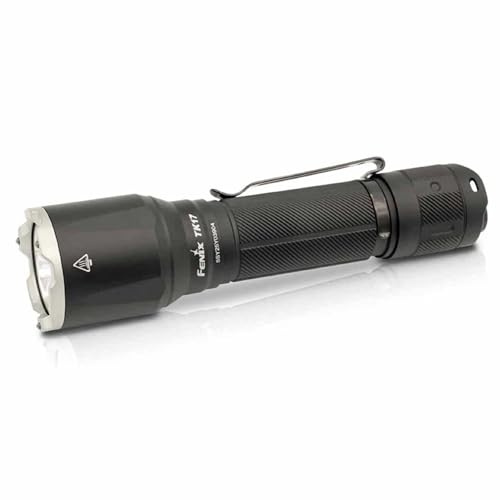 FENIX HP35R 4000 Lumen USB wiederaufladbar mit Fokus, Reflektor und rotem Licht für Suche und Rettung, Jagd, Hard-Hut mit Wandsteckdose