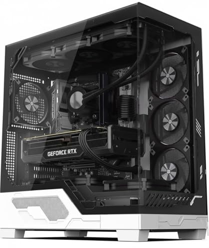 ionz Gaming Desktop PC, Ryzen 7 9800X3D, Nvidia RTX 5080, 32GB DDR5 RAM, 1TB NVMe SSD, Windows 11, 850W 80+ PSU, 360mm AIO, KZ-12 - Black