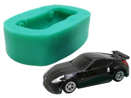 Auto 3D - Silikon Rennwagen Form Backwerkzeug vielseitig flexibel | Fondant Schokolade Schokolade Kuchen Cupcake DIY Party