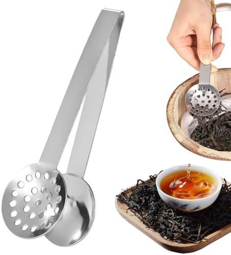 Tea Bag Squeezer 1 Pack Stainless Steel – Tea Tongs & Press Tool for Mugs – No Drips No Mess – Essential Tea Accessory Gift for Tea Lovers