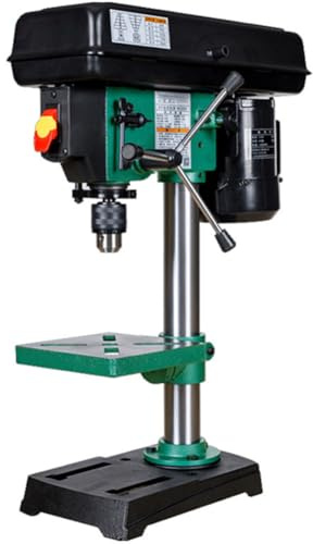 Bench Drill Press, 450W Variable Speed, 5 Speed Adjustment 600-2650RPM, Drilling Depth 50mm, 0-45° Tilt Angle for Metal and Wood