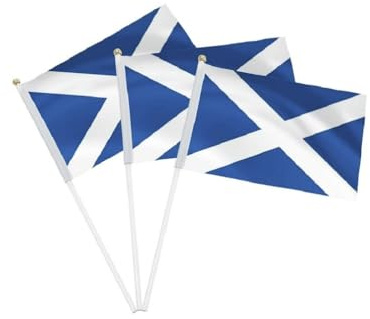 Handheld Desktop Country Flags Scotland (Pack of 50)