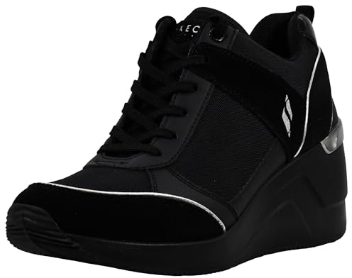 Skechers Womens Fashio Athletics Sneaker, Black,8.5