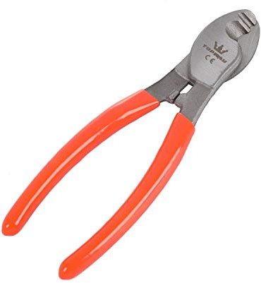 TOPWAY Cable Cutter Wire Stripper 150mm (6), Heavy Duty Cutting Plier for Aluminum Copper Wires 417315