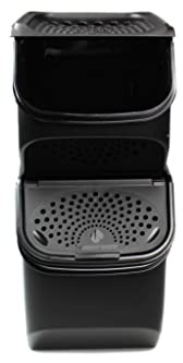 Tupperware Kartoffel-Lager 8,3L schwarz +Zwiebel-Lager 5,5L schwarz