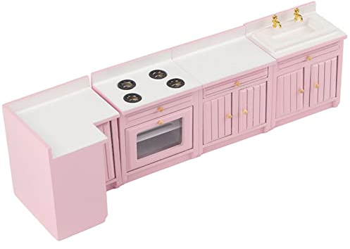 Bagima 12 Puppenhaus-Küchenmöbel 19×16×8 1:12 Miniatur-Puppenhauszubehör Küche Kochplattform-Set Möbelspielzeug, #212, BAGIMADR79KCUGEQ