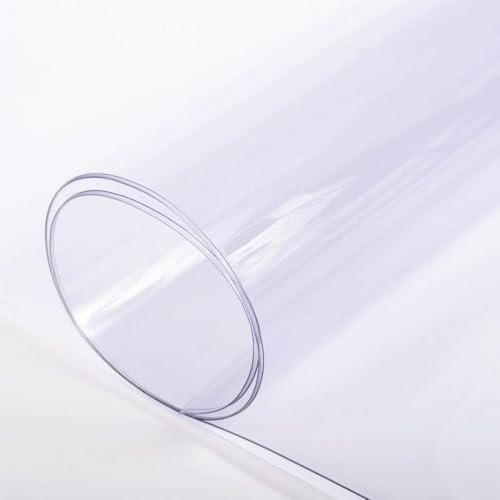 Farm Plastic Supply - Clear Vinyl Sheeting - 15 Mil - Vinyl Roll, Plastic Sheeting, Clear Vinyl Sheet for Storm Windows, Tablecloth Protector (4' x 3.5')