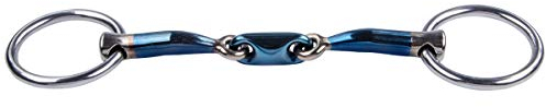 Trust Equestrian Unterlegtrense Sweet Iron Eliptical Doppelt gebrochen Trust Divers - 14,0 cm