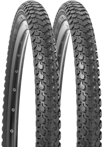 YunSCM Fahrradreifen 26 Zoll 26 x 2.125 ETRTO 57-559 und 26 Zoll Fahrradschläuche Schrader-Ventil AV32mm kompatibel mit Mountainbike/Geländefahrrad 26 x 2,0 26 x 2,1 26 x2,125 26X2,2.20(P-1085)