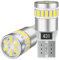 OBOLED T10 W5W LED Bombilla CANBUS 194 501 24-SMD 12V para Coche Luces Interiores Mapa Domo Puertas Laterales Cortesía Matrícula Posición Luz 6500K Blanco 2 Piezas