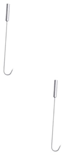 INOOMP Lot De 2 À Viande en Acier Inoxydable pour Rôtisserie Steak Saucisse Côtes Levées