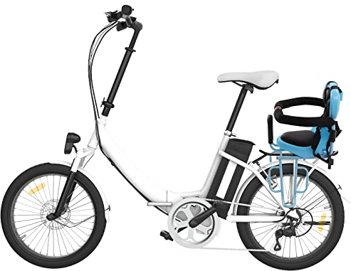 YEITBY Kinderfahrradsitz ab 6 Monate-6 Jahre, FahrradrüCksitz-Kindersitz, Kindersitz Hinten, Kinder Fahrradkindersitz Fahrrad Hinten Träger Fahrrad Rücksitz Herausnehmbares Kinder Fahrradsitz (Blau)