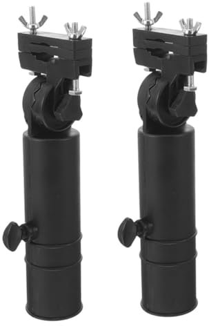 FOYTOKI 2pcs Golf Cart Bag Umbrella Holder Stand Adjustable Clip Umbrella Holder for Golf Trolley