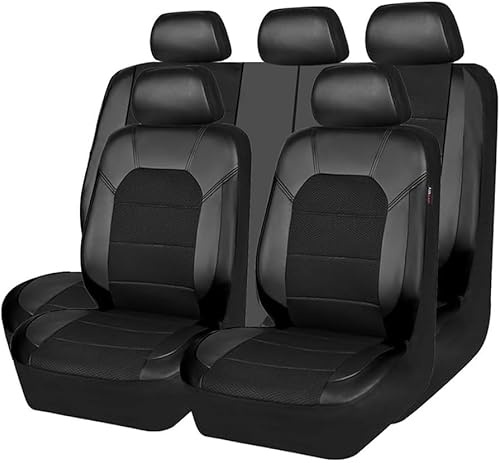 LGZFC Auto Sitzbezügesets für Subaru Impreza 1.5, Leder AutositzbezüGe 5 Sitzer Schonbezug Autositz Vorder Hinten, Auto Zubehör,C