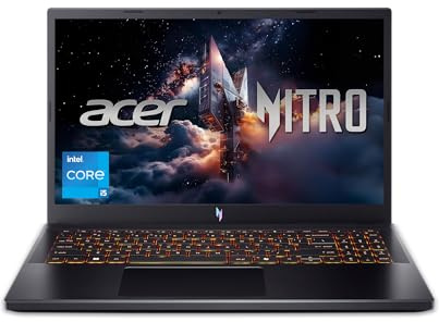 acer Nitro V Gaming Laptop | Intel Core i5-13420H Processor | NVIDIA GeForce RTX 4050 Laptop GPU | 15.6 FHD IPS 165Hz Display | 8GB DDR5 | 512GB Gen 4 SSD | Wi-Fi 6 | Backlit KB | ANV15-52-586Z