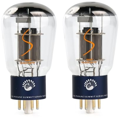 PSVANE Summit Series 6SN7 / CV181 - Tubo de vacío para amplificadores, par a juego (2 unidades) | un sonido rico y con múltiples matices