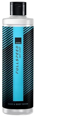 Avon FULL SPEED SKY JUMP Shampoo & Duschgel & Deoroller Set männlich/frisch/blue Sky