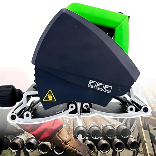 Tagliatubi Elettrico Automatico, Tagliatubi Preciso E Veloce per Tubi Di Diametro 15-220Mm/75-400Mm Con Fissaggio Di Precisione Su Rotaia, Lama in Acciaio 93hra, Copertura Protettiva Regolabile,400mm