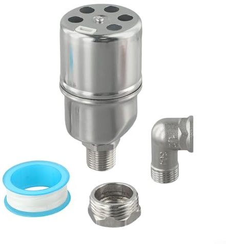 Valvola a sfera per controllo del livello dell'acqua, in acciaio inox 304, per fontane e polli da esterno (ingresso laterale da 1 pollice)