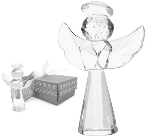 Crystal Angel, Christmas Angel, with Gift Box, Unique Guardian Decor for Home, Unusual Ornaments for the Home, Party, Gifts, Christmas Ornament, Figurines