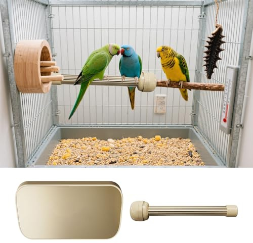 Fågelvärmare | vinter uppvärmd abborre ställning fågelburvärmare | USB temperatur uppvärmning papegoja | 30-35 ℃ | rep- och slitstark | För conures aviary rabbits hamstrar små djur