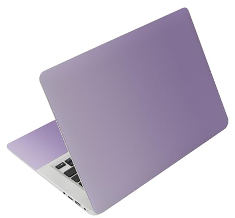 Hnycsir 15-15.6 Inches Laptop Skin Sticker,Universal Reusable Vinyl Sticker Decal,Personalized Art Protector for 12.1 13.3 14 15.4 Notebook PC, Waterproof & Scratch-Resistant (Purple Gradient)