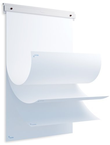 Flipchart-pappersklämmor Slim med 20 ark – lämplig för whiteboard Slim