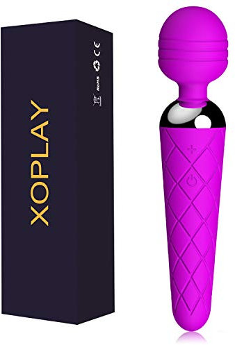 Vibrator for Women, Powerful G-spot Wand Dildo Vibrating Clitoral Vibrator with 12 Modes, XOPLAY Wireless Quiet Waterproof USB Rechargeable Anal Adult Sex Toys Gift for Couples Pleasure Masturbator