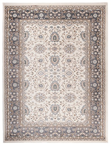 Carpeto Orientteppich Teppich Beige 300 x 400 cm Ornamente Klassisch Muster - Wohnzimmer Schlafzimmer Esszimmer