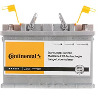 CONTINENTAL Starterbatterie 2800012001280 Autobatterie EFB-Batterie L3 12V | Kompatibel mit: ALFA ROMEO 147, 156, 156 Sportwagon, 159, 159 Sportwagon, 166, 8C, 8C SPIDER, BRERA, GIULIETTA, GTV, MITO