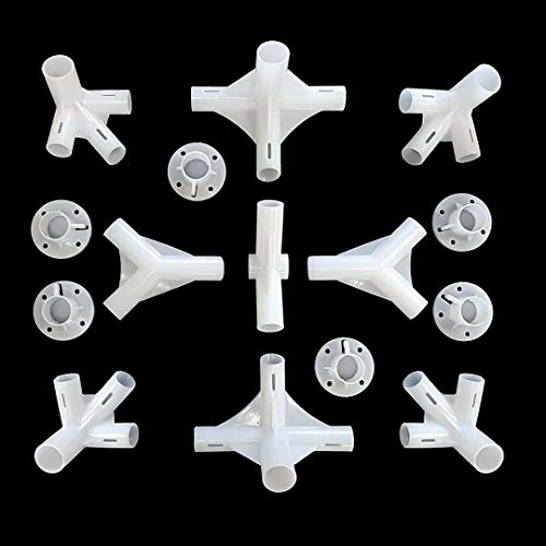 15 Stück Pavillons Ersatz für 3x6m Pavillon, Eckmittelanschluss 25/19mm