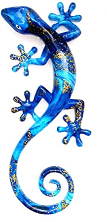 AMBIANCE SUD - Salamandre Bleutée En Résine TTGM - Modèle G