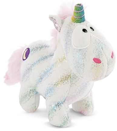 NICI Kuscheltier Einhorn Moon Keeper 13 cm – Stofftier aus weichem Plüsch zum Kuscheln und Spielen, Plüschtier für Kinder & Erwachsene, 48625, ideal als Geschenk, weiß