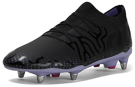 Canterbury Speed PRO Soft Ground, Stivali da Rugby Uomo, Verbena Nera, 8.5 UK