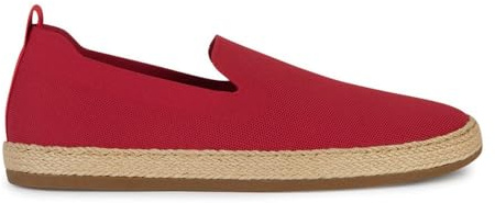 Geox Homme U Pantelleria A Espadrille Wedge Sandales, Rouge, 43 EU