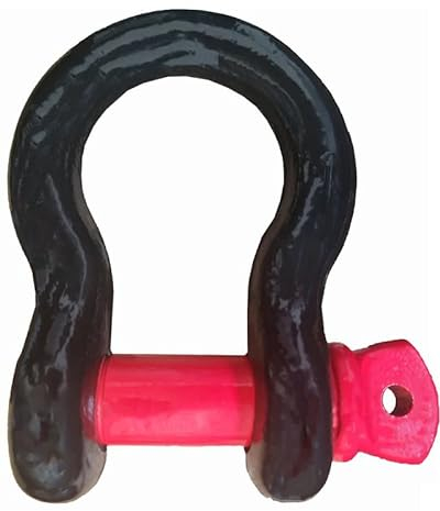 Dragon Winch – Schäkel Omega 1/1 8,5t | schäkel omega | max. Last 18.000 lbs (8.500 kg) | verzinkter Stahl | für die meisten Geländewagen und Abschleppwagen | 2 kg | robust, langlebig, sicher.