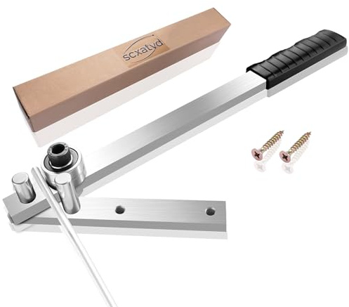 Scxatvd Mini-Universal-Bieger, manueller Rohrbieger, maximaler biegbarer Durchmesser 10 mm, Aluminiumstange, Kupferkern, 6 mm massiver Bewehrungsstab