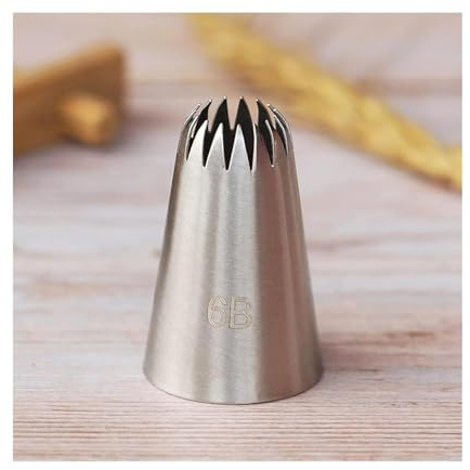 Cake Piping Nozzles Cake Piping Tips #6b Piping Nozzle Cake Decorating Icing Tips 304 Stainless Steel Tube Nozzle Baking Piping Nozzle Kit Unique Decoration