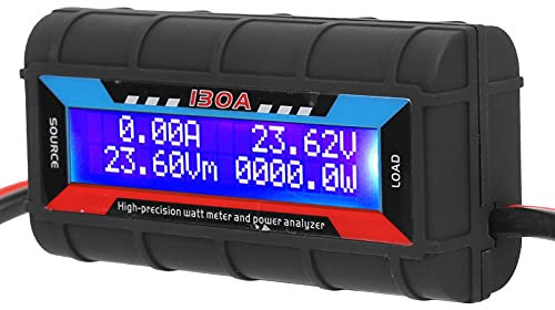 Wattmètre RC, Compteur de Puissance de Haute Précision 130A pour Modèle RC pour Avion