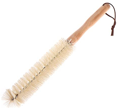 QTANZIQI Reinigungsbürste aus Holz, einzigartiges Design für Babyflaschen, Schrubben, Reinigungswerkzeug, Küchenreiniger zum Waschen, Reinigen, Bürste mit langem Griff, Scheuerbürsten zum Reinigen