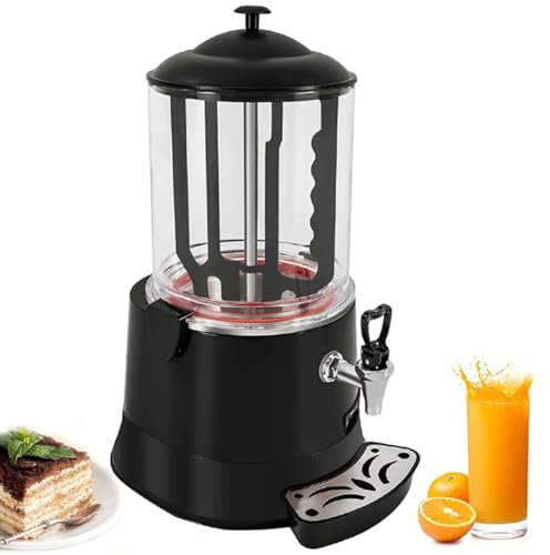 DHMYDPDZ Máquina De Café para Espresso,Comercialmente Cafetera Eléctrico,Pantalla LED,con Función De Agitación,400w,Aislamiento30℃-90℃,para Calentar Chocolate,Café,Leche,Té,Zumo,10L